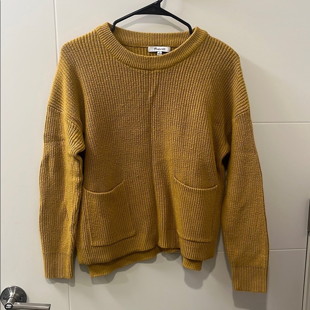 Madewell: Mustard Yellow Sweater